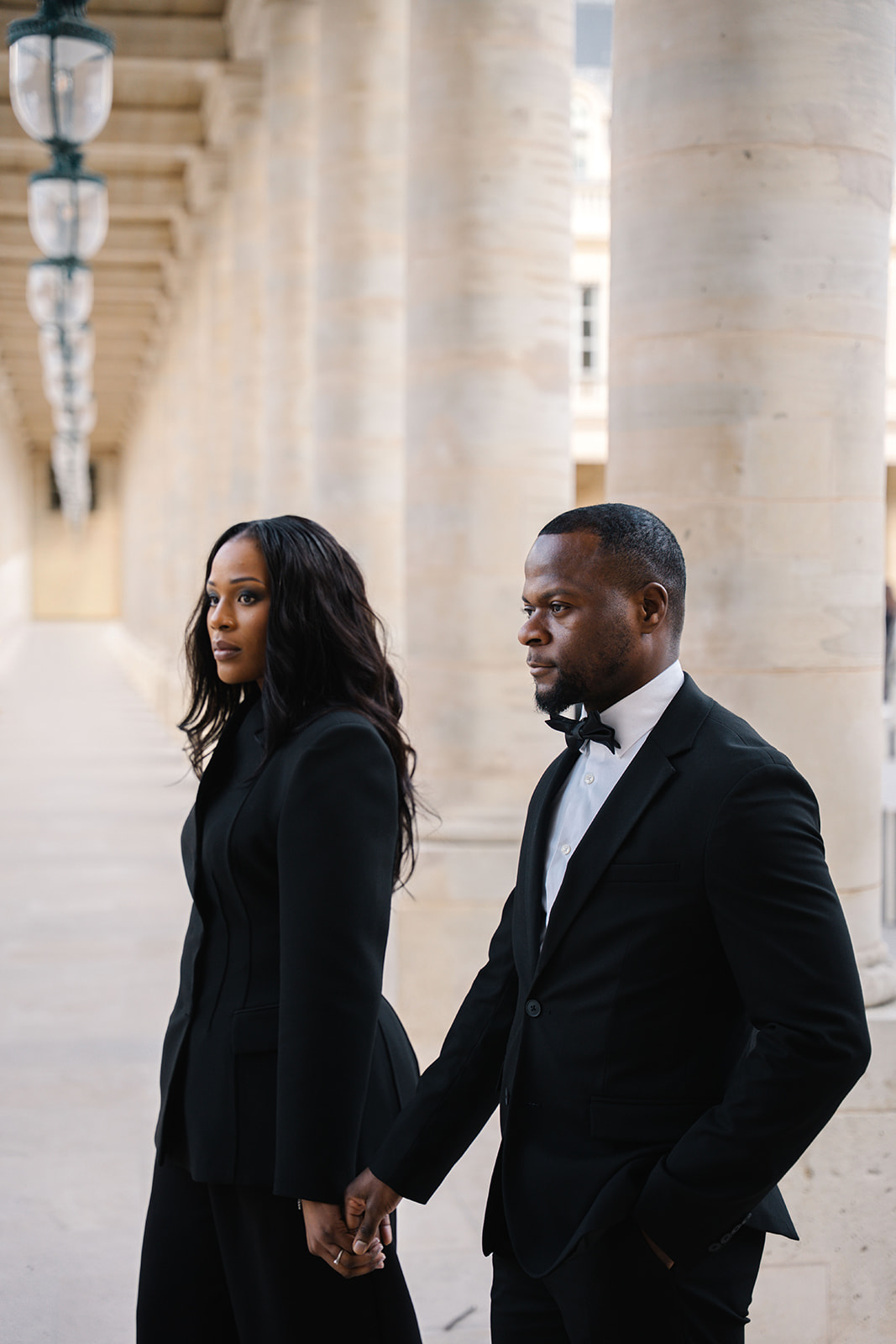 Amanda & Davidson — colonnade du Palais-Royal